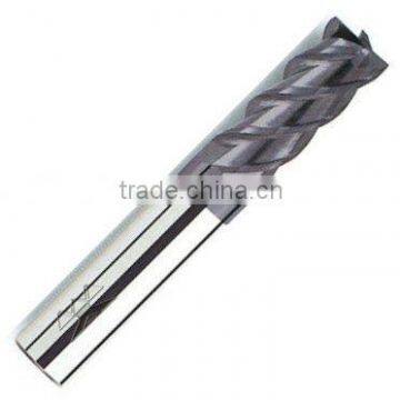 CNC carbide end mill plain shank