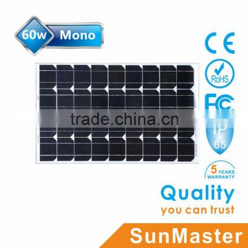 SunMaster 60w Mono Solar Panel SM60M