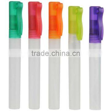 Wholesale Clear Refillable Perfume Atomizer Plastic Mini Spray Empty Bottles 10ml .34 oz