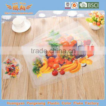 High quality full color printing plastic placemat