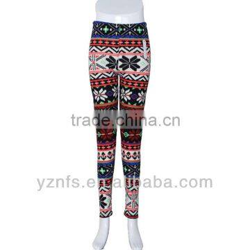 Custom Colourful Fashion Design Patterned Leggings For Women