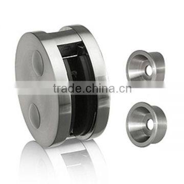 S304 Railing Small Round type Mirror Glass Clamp