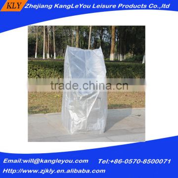 Transparent garden chairs cover