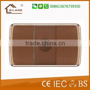 EU Standard 16A 1gang SCHUKO Wall Electrical Socket photo-2