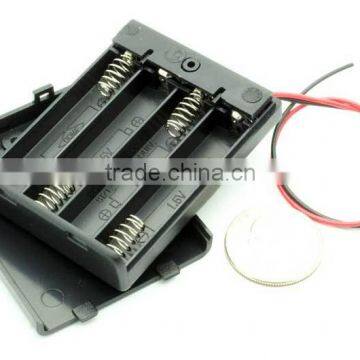 Plastic AAA 2AAA 3AAA 4AAA Enclosed Battery Holder With Switch Battery Holder Case photo-6