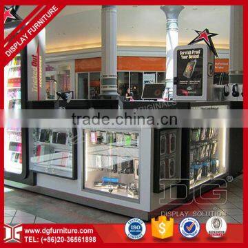 Newly shopping mall mobile cell phone accessories kiosk