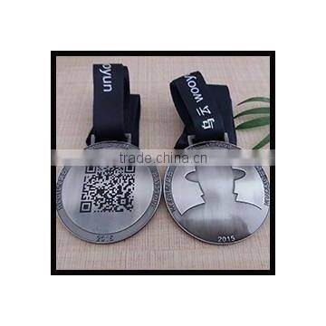 Factory Wholesale Price Custom Sports Medal,Canada Zinc Alloy Award Medal,antique Silver Medal,spinning Medal,bike Medal photo-4