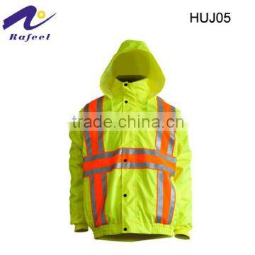 winter fluorescent 3m reflective safety jacket