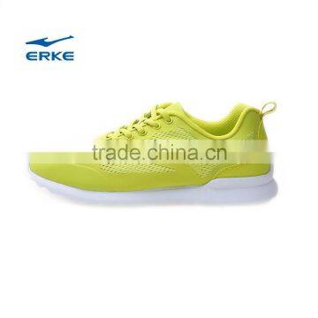 ERKE NEW ultra-light 2nd mens breathable mesh runnning shoes falt outsole sports shoes for man couple style wholesale/OEM