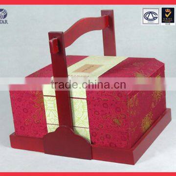 Wholesale Color Printing Paper Cardboard Gift Boxes With Wooden Tray photo-1