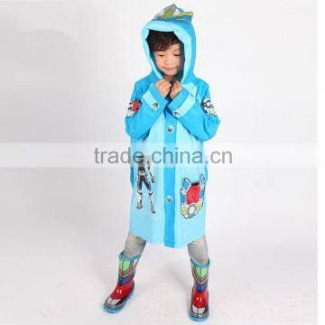2016 New Design Hot Sale Oem Korean Students Cartoon Clear Rain Coat photo-2