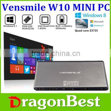 2015 Vensmile W10 Intel Mini Pc Tv Box 2Gb+32Gb Quad Core 1.33Ghz Cpu wind 8.1 OsDragonbest