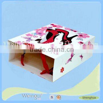 Custom Design Factory Made Printing Shoes Packing Woven's Gift Paper Bag photo-4