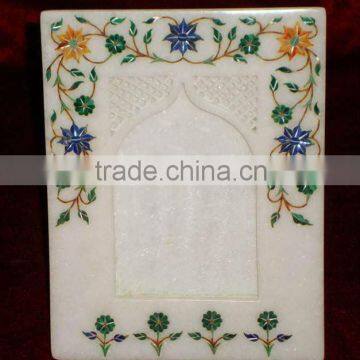 Pietra Dura Marble Picture Frame