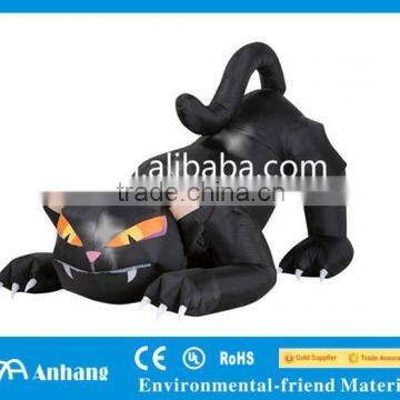 Giant Inflatable Black Cat for Halloween Decoration