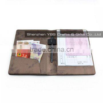 PU leather restaurant check holder