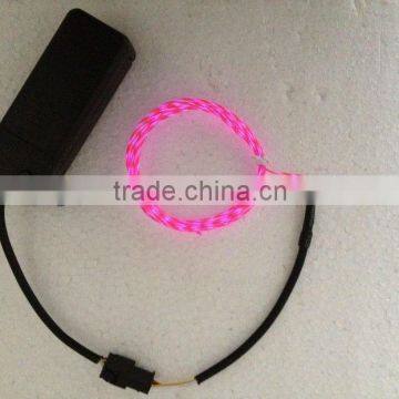 innovative chasing el wire 1.2mm pink 1meter+3V AA battery pack inverter