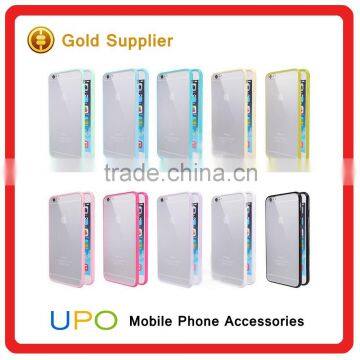 [UPO] Custom 2 in 1 Candy Color Matte Hard Plastic PC TPU Back Cover Case for IPhone 6 photo-2