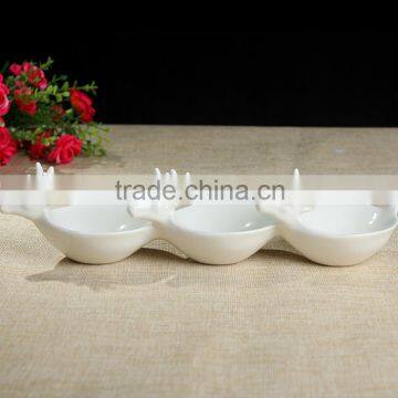 Christmas cute ceramic tableware three dee bowl