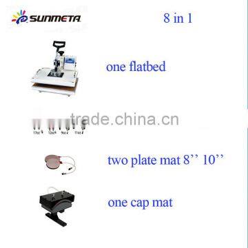 Sunmeta 5 in 1 Combo Flatbed T-shirt Heat Press Machine (SB-400A)