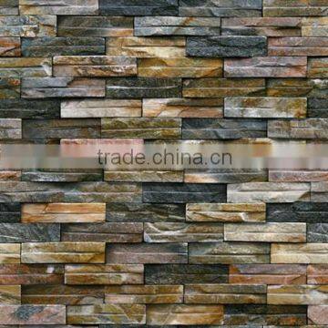 Brick Design Vinyl 3D Wallpaper for Home Decoration /Embossed Decorative 3d Wallpaper photo-3