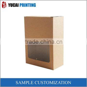 PVC window box kraft paper packaging box