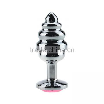 CT 54g Adult Thread Backyard Threaded Whorl Mini Anal Plug Sexy Spice XXX