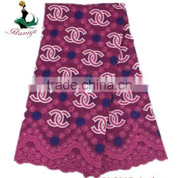 Haniye 2016 Nigerian Polish Lace Embroidery Fashion Styles 100% Cotton Polish Lace /PLC015 photo-4