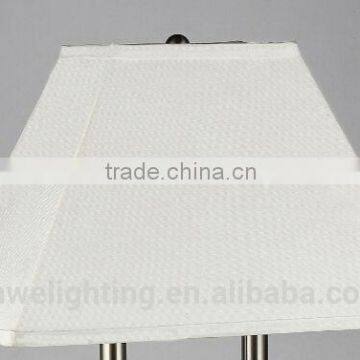 Hotel lamp shades/Round Soft Tailored Lampshade, Shantung, Off-white zhongshan factory