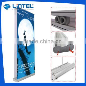 Hot sale retractable double sides roll up banner stands