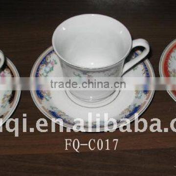 12pcs Coffee Cups and Saucer Ceramic Tea Set Custom Coffee Cup Sets