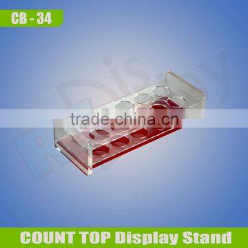 Cosmetic products counter acrylic display stand