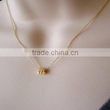 Gold Initial Charm on Gold Filled Chain Necklace Simple Jewelry Everyday Bridal Jewelry Bridesmaid Gift Best Friend Gift