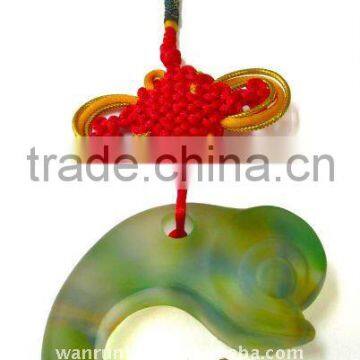 crystal home ornament -- chinese pig dragon---BC010