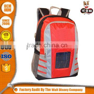 Good Looking Premium Quality back pack backpack solar panel with OEM Size and custom design