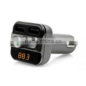 car bluetooth fm transmitter for handsfree and music