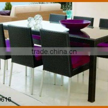 Classic Dining Table Set Rattan