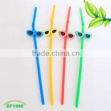 Nature Flexible straws with glass ass