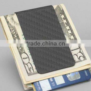 Slim Carbon Fiber Money Clip Carbon Fiber Card Holder With Box photo-4