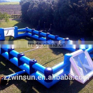 Inflatable human foosball court for sale