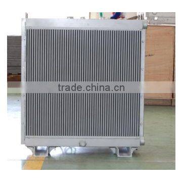 Hydraulic plate fin air oil cooler