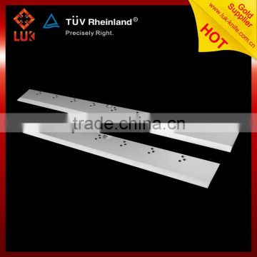 1450mm TCT/HSS/O7 inlaid Paper Guillotine knives