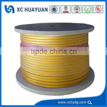 ISO9001 Approved Fiberglass covered rectangular aluminum winding wire For Electrical Appliance