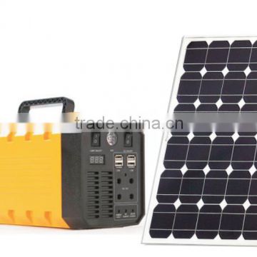 35W solar panel solar grid system with 4pcs 3W superbright led light 500W Modified sine wave inventer