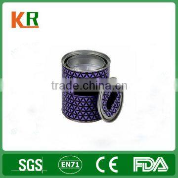 Useful and high quality from factory wholesale black candle tins