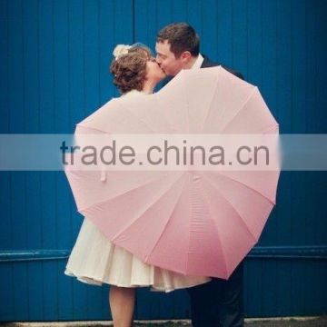 Windproof Heart Shaped Umbrellas