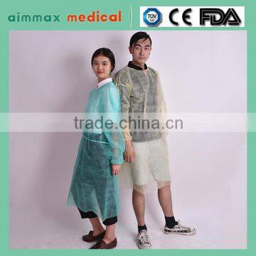 surgical gowns disposable disposable gowns Disposable CPE Plastic gown medic with certificate supplier with CERTIFICATE supplier