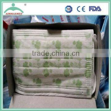 4ply active carbon pp non-woven medical face mask products