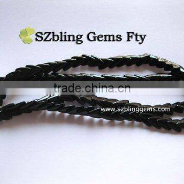 Wholesale black onyx semi precious stone loose beads