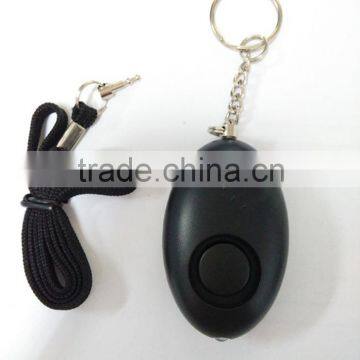 Keyring personal safety alarm with LED light and wristband